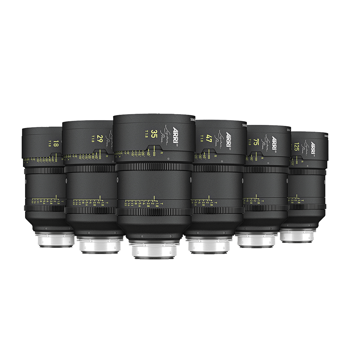 Rent ARRI Signature Prime 6 Lens Set