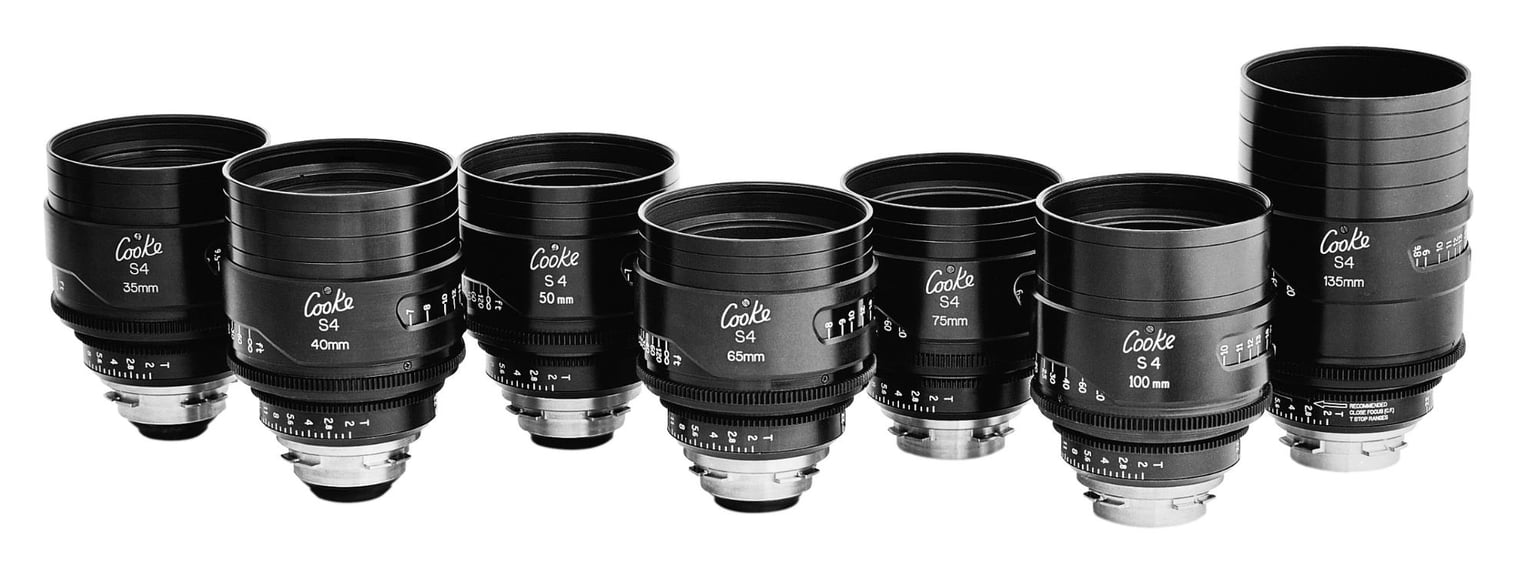 Cooke S4 Prime Lens Set of 6 Rental