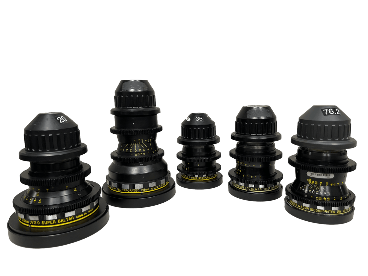 Rent Bausch & Lomb Super Baltar PL 5 Lens Set