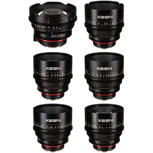 Rent Rokinon Xeen Cine EF-Mount 6 Lens Set