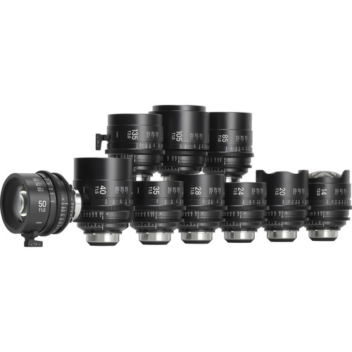 Rent Sigma Cine FF Classic Art Prime 10 Lens Set