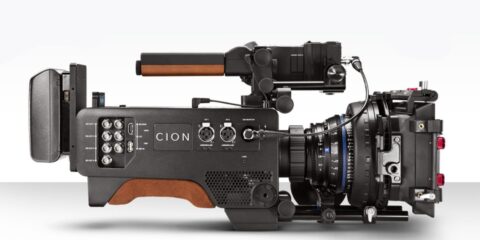 AJA CION 4K Cinema Camera Stock Photo