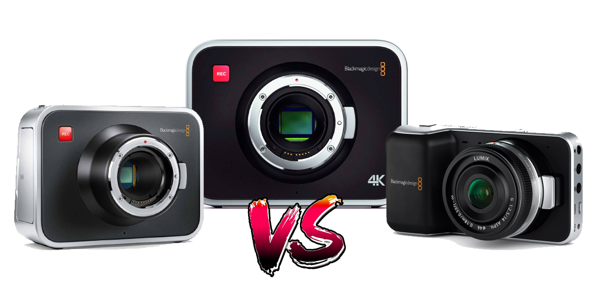 Blackmagic Design Camera Comparison Photo