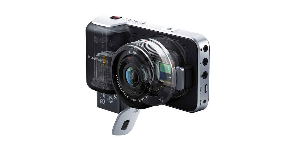 Blackmagic Pocket Cinema Camera Stock Photo