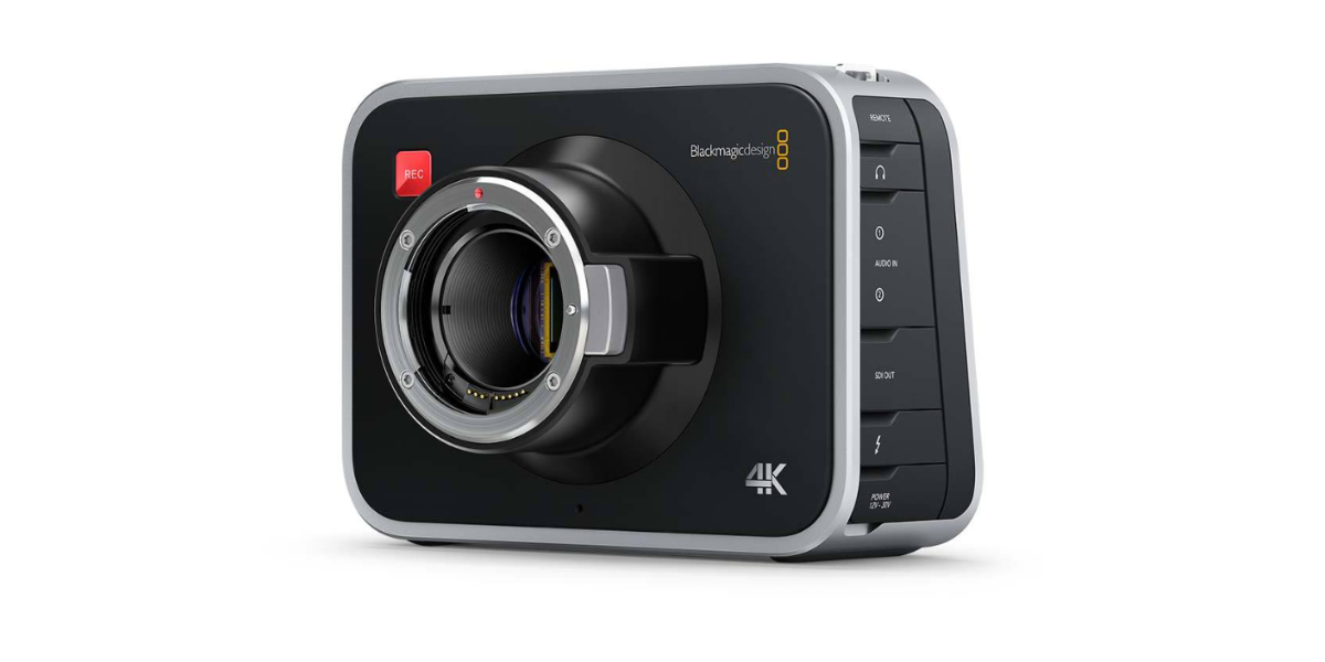 Blackmagic Production Camera 4k Stock Photo