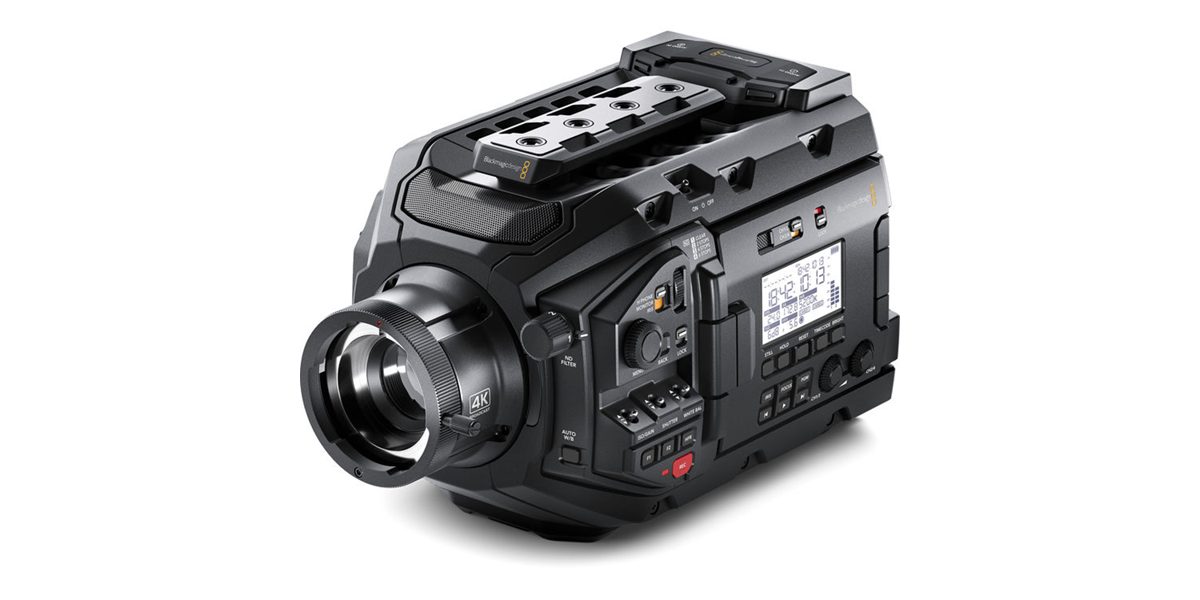 Blackmagic URSA 4.6K Broadcast Camera Stock Photo