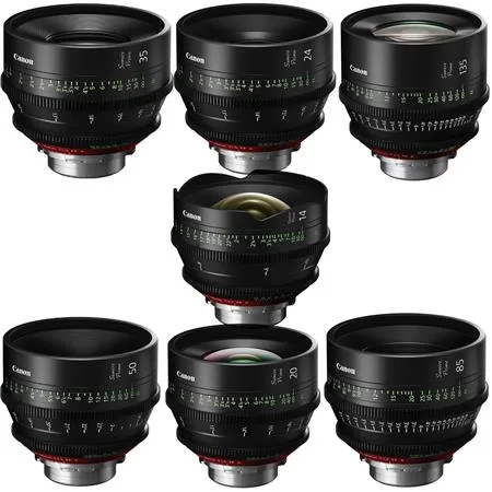 Rent CANON SUMIRE Prime CN-E FP XCine 7 Lens Kit for PL Mount