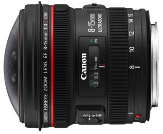 Rent Canon 8-15mm Fisheye Lens