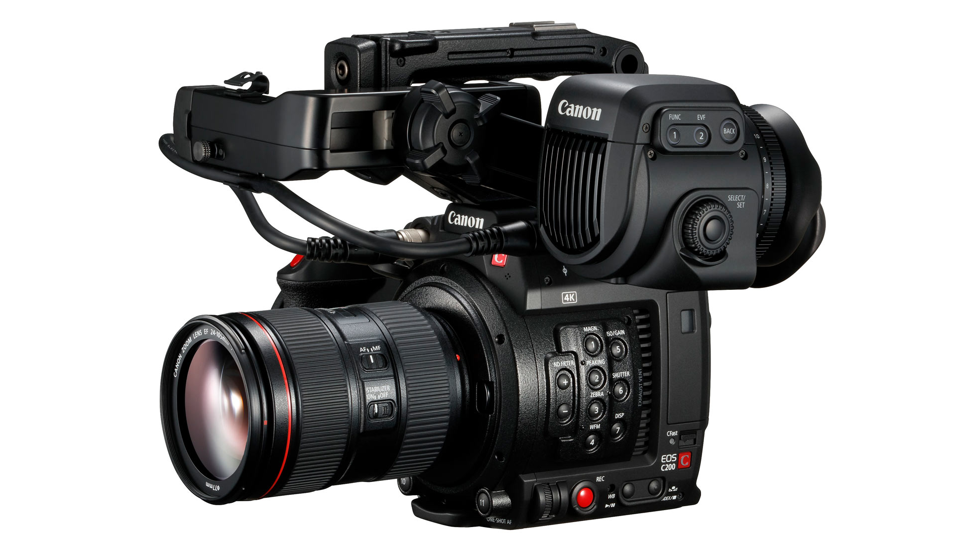 Canon EOS C200 Cinema Camera Stock Photo