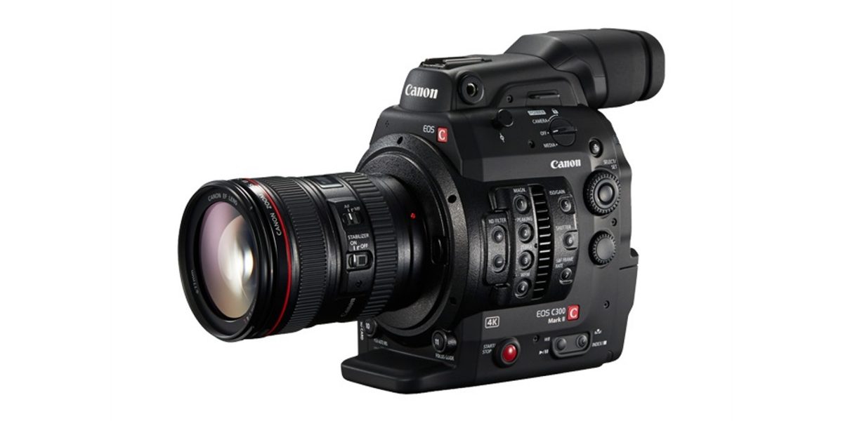 Canon EOS C300 Mark II Cinema EOS Camera Stock Photo