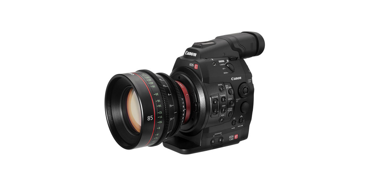 Canon Cinema EOS C300 Camera Stock Photo