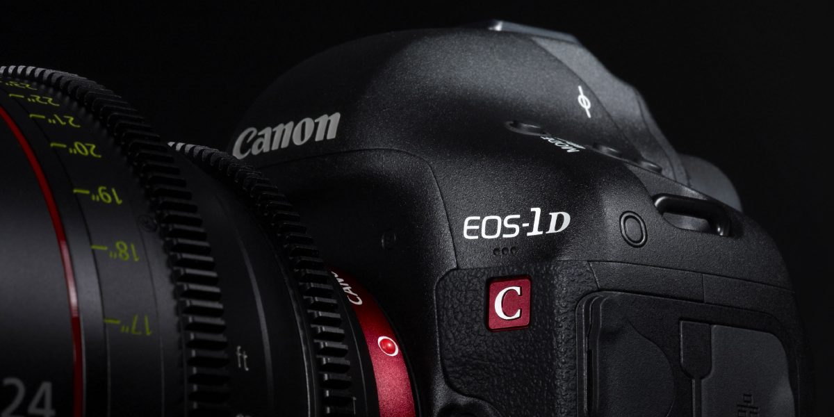 Canon EOS-1D C Cinema Camera Stock Photo
