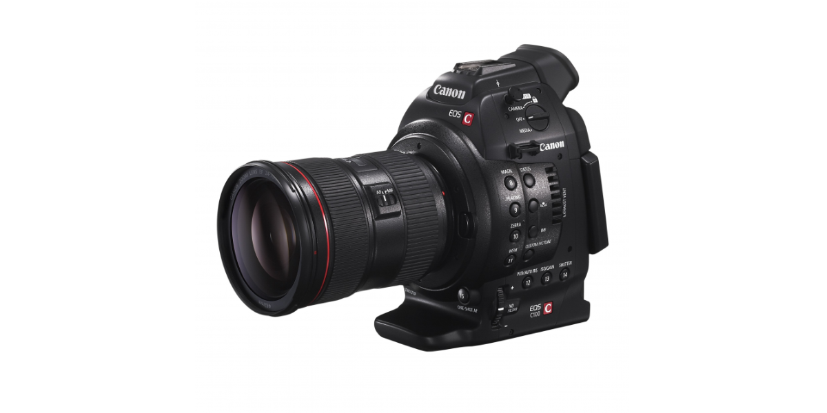 Canon EOS C100 Mark II Cinema Camera Stock Photo