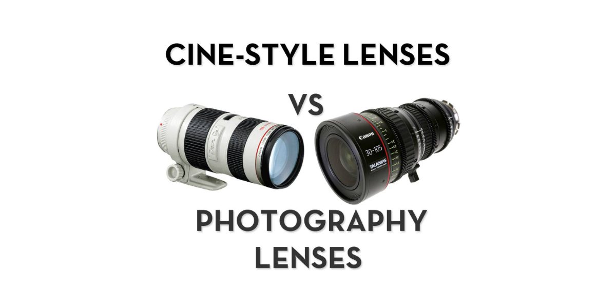 Cine Style vs. Photography Lenses Title Screen
