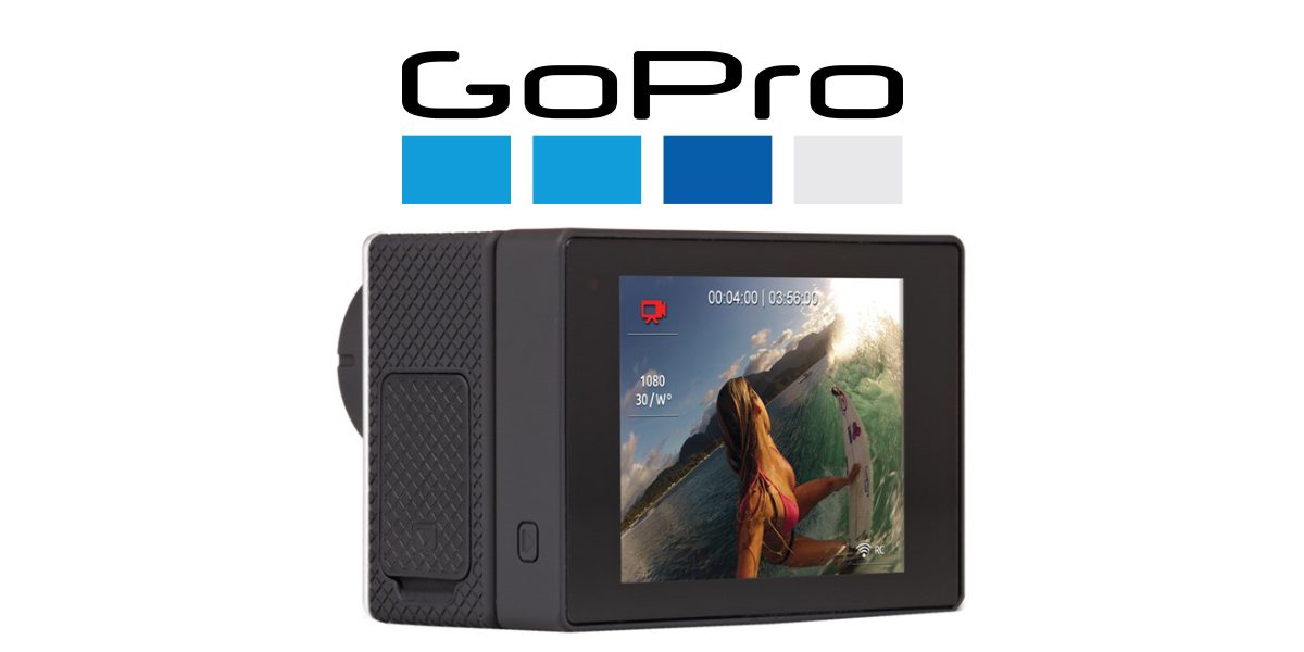 GoPro LCD BacPac Stock Photo and GoPro Logo