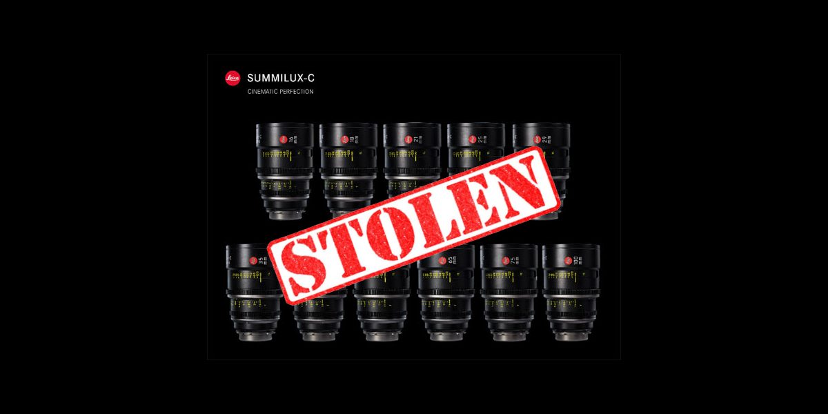 Leica Summilux-C Lenses Stolen Image