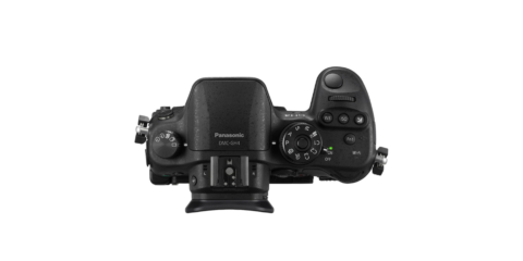 Panasonic Lumix GH4 DSLR Camera Stock Photo