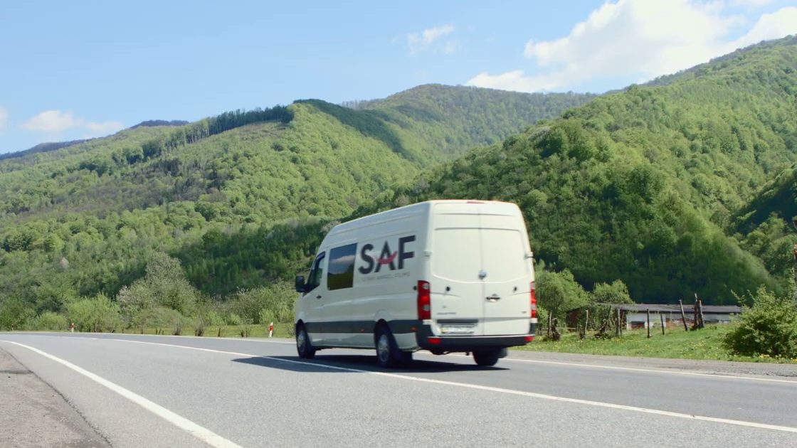 SAF Equipment Van On the Road Photo