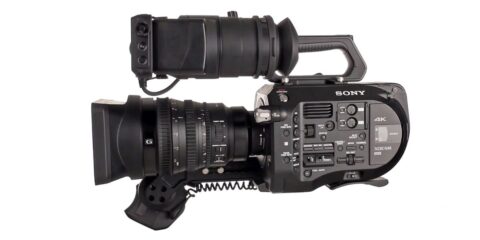 Sony PXW-FS7 Cinema Camera Stock Photo