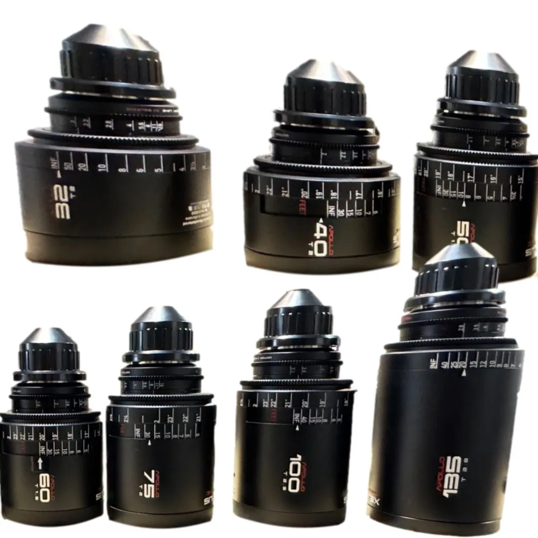 Rent Xelmus Apollo FF Anamorphic 7 Lens Set Black/Version 2