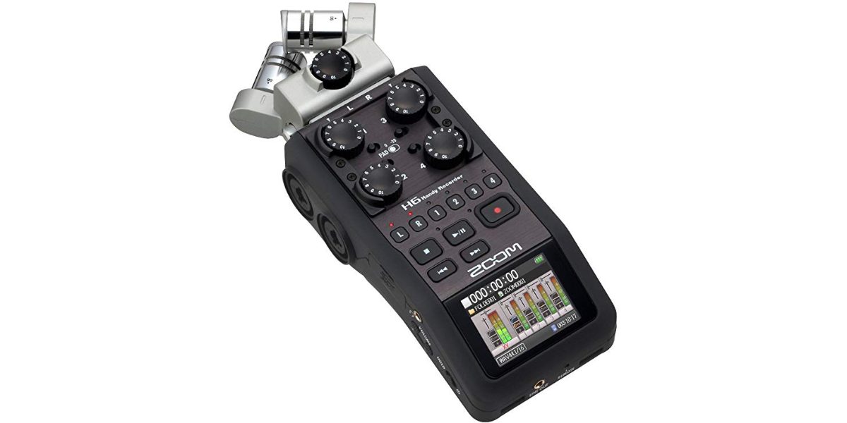 Zoom H6 Handy Recorder Stock Photo