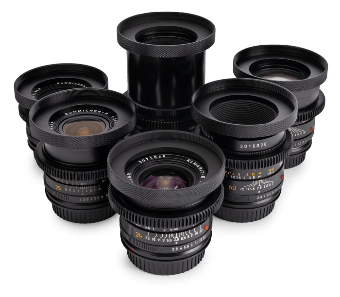Rent Leica-R Full Frame Cine-Mod 6 Lens Set