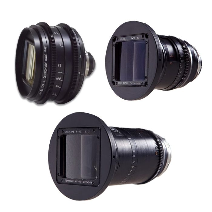 Rent Lomo Square Front Anamorphic 3 Lens Set