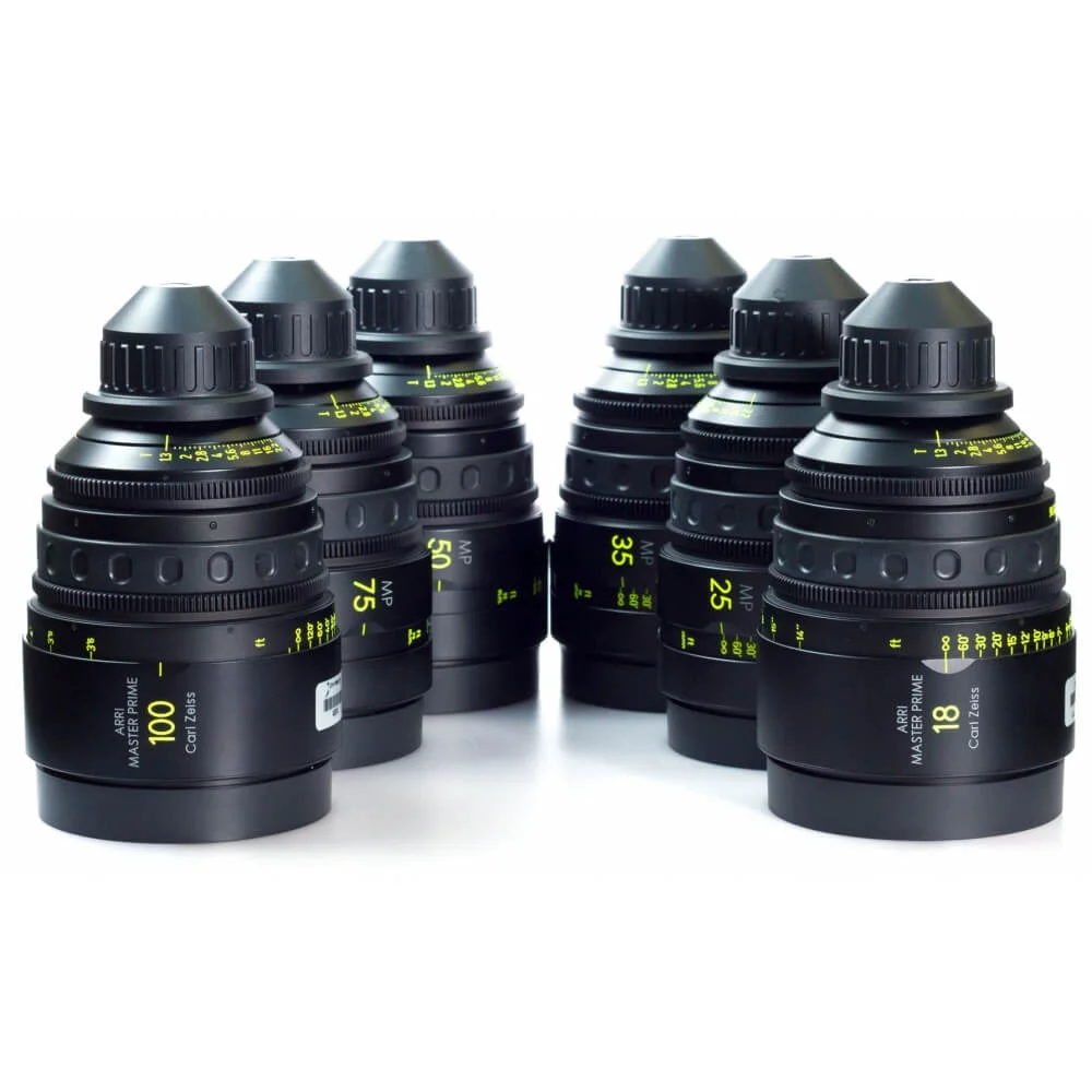 Rent ARRI / Zeiss Master Prime Lens Set of 6
