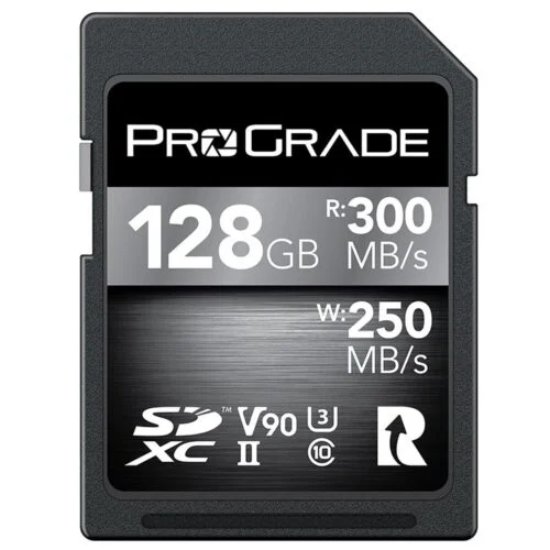 Rent Prograde Digital 128GB SDXC UHS-II U3 Class 10 V90 Cobalt Memory Card