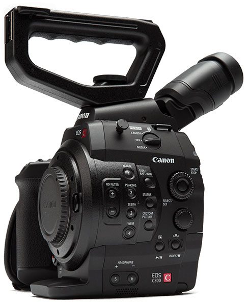 Canon C300 Cinema Camera Stock Photo