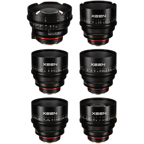 Rent Rokinon Xeen Cine EF-Mount 6 Lens Set